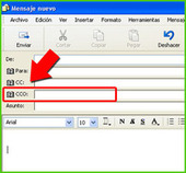 Utilizar el campo CCO para envíos masivos de correos electrónicos